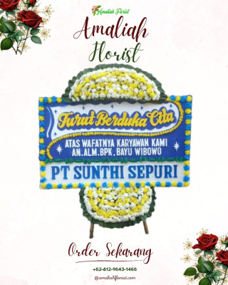 Papan Bunga Duka di Sei Sikambing B