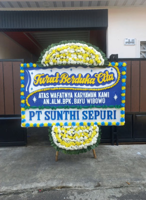 Papan Bunga Duka di Sei Sikambing B