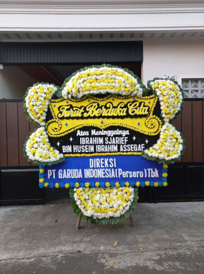 Papan Bunga Duka di Sei Sikambing B