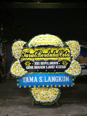 Papan Bunga Duka di Sei Sikambing B