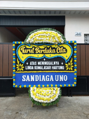 Papan Bunga Duka di Sei Sikambing B